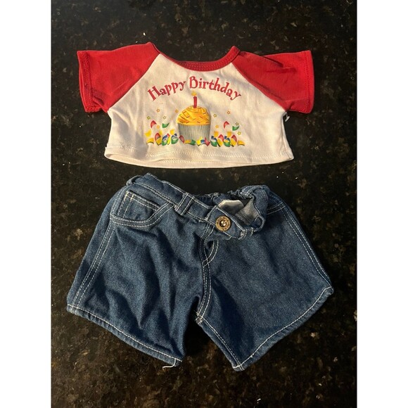 Build A Bear Happy Birthday 2pc Outfit - Picture 1 of 1